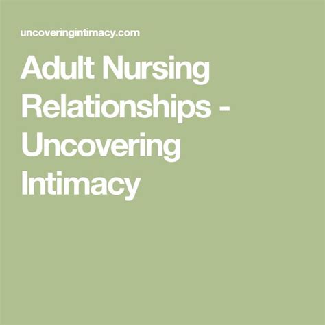 anr meaning dating|Adult Nursing Relationship Benefits